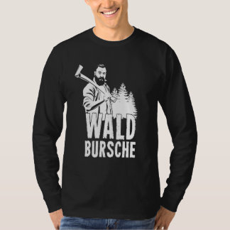 Manar Forest Bursche Woodcutter Spruce Moped Fores T Shirt