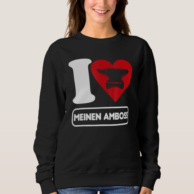 Manar Forging Art Blacksmith Anvil Forging H T Shirt (Framsida)