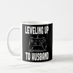 Manar Förlovning för Groom Video Game Älskare  Kaffemugg