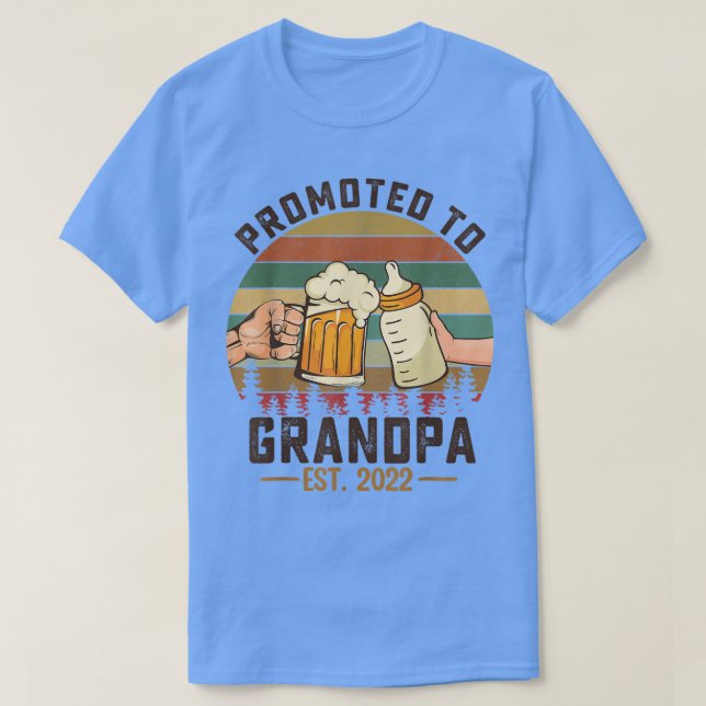 Manar Första gången Grandpa befordrades till Grand T Shirt (Design framsida)