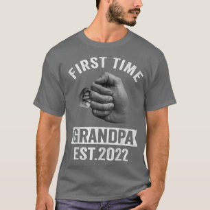 Manar Första gången Grandpa Est 2022 s, Gravid Ann T Shirt
