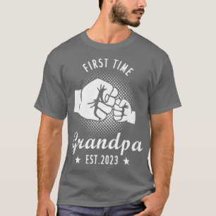 Manar Första gången Grandpa Est 2023, Grandpa Preg T Shirt