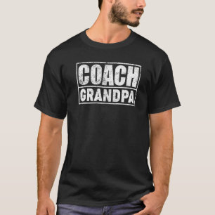 Manar Fotboll Basketball Coach Grandpa Tjock T Shirt