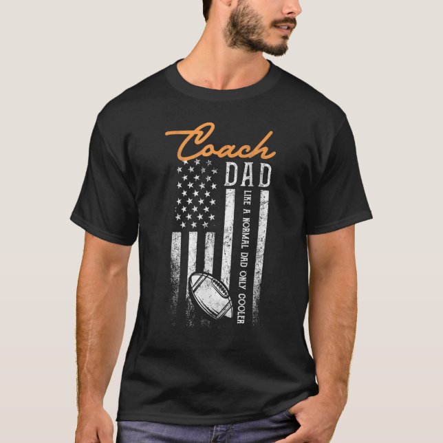 Manar fotbolls-träning Pappa som en normal Pappa-e T Shirt (Framsida)