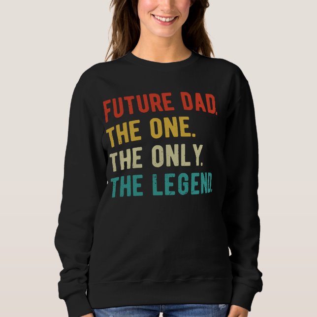 Manar framtida Pappa 1 endast Legend Fars dag futu T Shirt (Framsida)