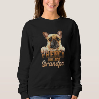 Manar Fransk Bulldog Grandpa Frenchie Granddad Hun T Shirt