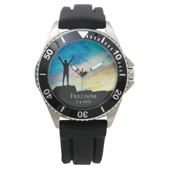 *~* Manar Freedom Award Studenten Pension Armbandsur (Framsida)