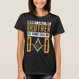 Manar Freemason Pappa Masonic Fraternal Freemasonr T Shirt