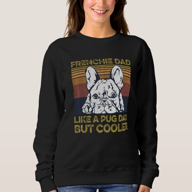 Manar Frenchie-Hund-citat för er frenchie Pappa T Shirt (Framsida)