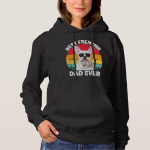 Manar Frenchie Pappa White Fransk Bulldog För mana T Shirt