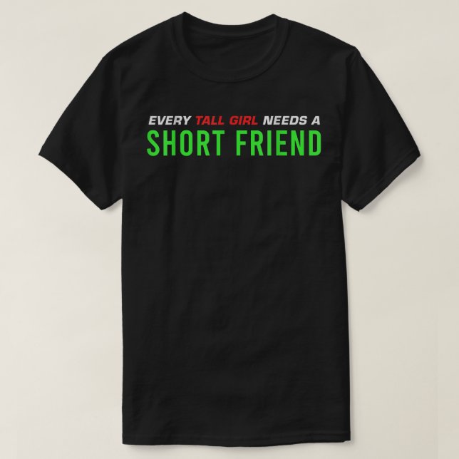 Manar Friendaversary Varje tall Girl behöver en Ko T Shirt (Design framsida)