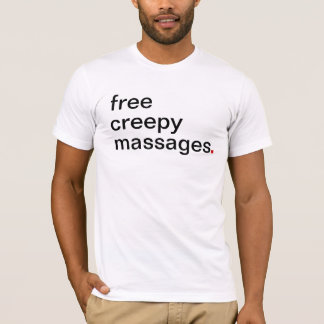 Manar frigör kusliga massagear tee shirt