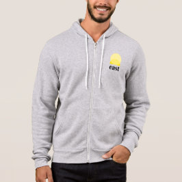 Manar Fullt-Zip Hoodie i Athletic Heather T Shirt