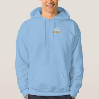 Manar Fullt Zip Hoodie med Logotyp på baksidan