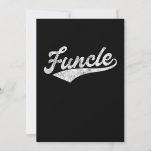 Manar Funcle Funny farbror Fars dag Gift Baseball Julkort