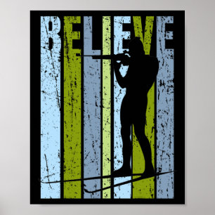 Manar Funky Manar Tagning av Gun Biathlon Target S Poster