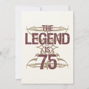 Manar Funny 75:e Birthday Kort