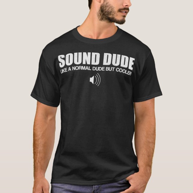 Manar Funny Audio Ingenjör  T Shirt (Framsida)