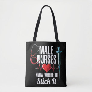 Manar Funny Carer Hospital Murse I Nurse Do you lo Tygkasse