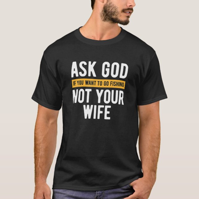 Manar Funny Christian Fishing Religiösa Make Fis T Shirt (Framsida)