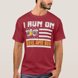 Manar Funny Diesel Motorcykel I Springa på motorcy T Shirt