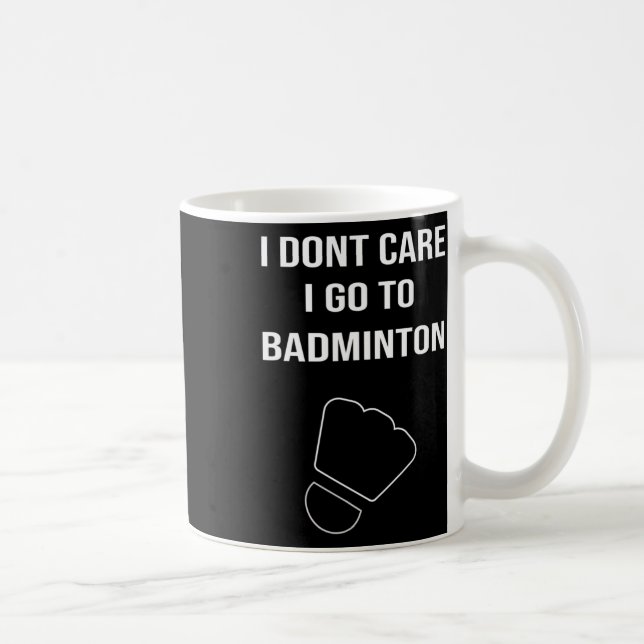 Manar Funny Dminton Gift Shuttle Player som säger Kaffemugg (Höger)