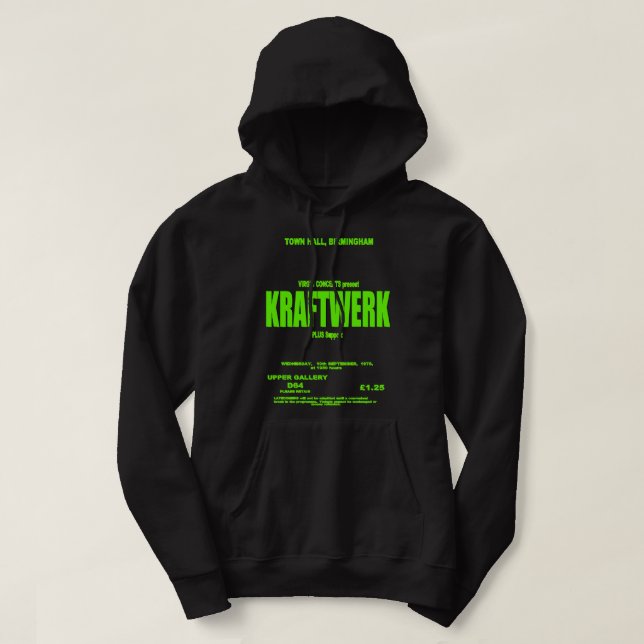 Manar Funny Electronic Kraftwerk Music Gifts for M Hoodie (Design framsida)