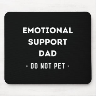 Manar Funny Emotional Support Pappa Hundägare Musmatta