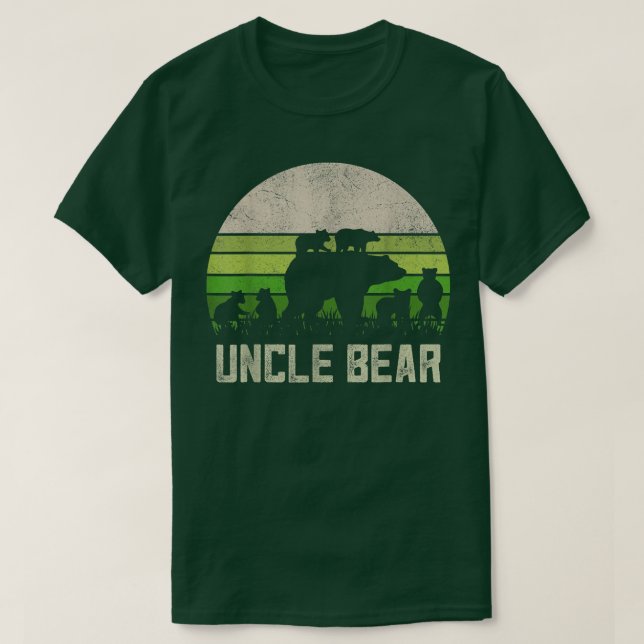 Manar Funny farbror Bear Shirts from Niece & Nephe T Shirt (Design framsida)