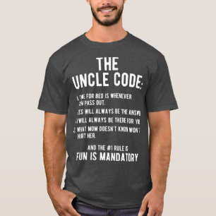 Manar Funny farbror Gifts from Niece Nephew T Shirt