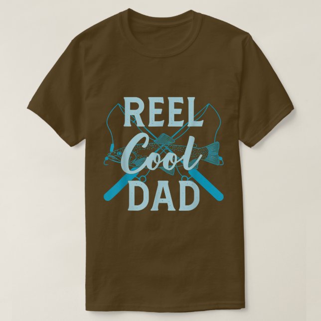 Manar Funny Fishing Pappa Manar Funny Reel Coola F T Shirt (Design framsida)