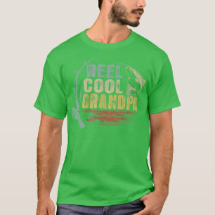 Manar Funny Fishtee Vintage Reel Coola Grandpa T Shirt