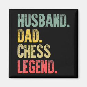 Manar Funny Gift Make Pappa Chess Legend Magnet