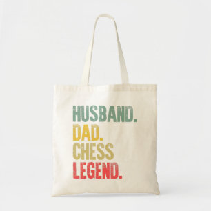 Manar Funny Gift Make Pappa Chess Legend Tygkasse
