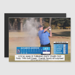 Manar Funny ⛳ Golf News 40:e 60:e födelsedagen