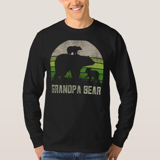 Manar Funny Grandad from Barnbarn Grandpa Bear 2 T Shirt (Framsida)