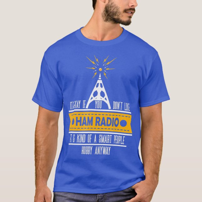 Manar Funny Ham Radio Operator Gift T Shirt (Framsida)