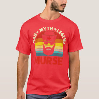 Manar Funny Murse Male Nurse RN LPN CNA T Shirt