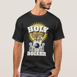 Manar Funny Novelty Sports Bowling HELIGA ROLLER T Shirt