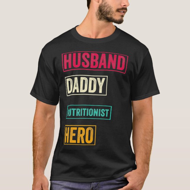 Manar Funny Nutritionist Pappa Gift - Funny Far D T Shirt (Framsida)