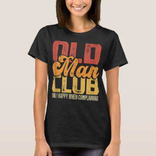 Manar Funny Old Man Klubb    JokeMens Senior Citiz T Shirt