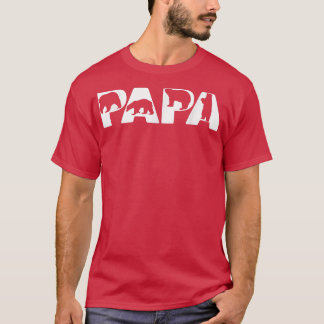 Manar Funny Pappa Bear Pappa Funny Bear Pappa Far  T Shirt