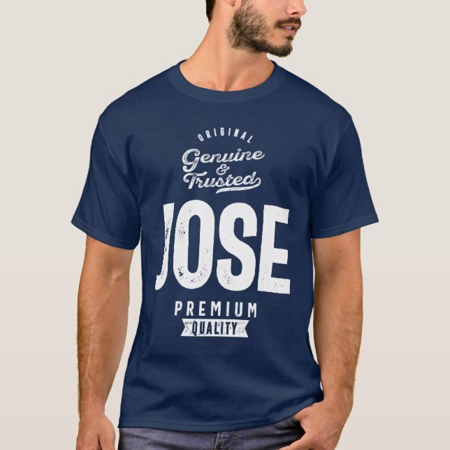 Manar Funny Personlig Namn Jose T Shirt (Framsida)