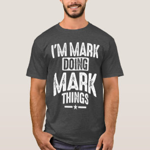 Manar Funny Personlig Namn Mark T Shirt