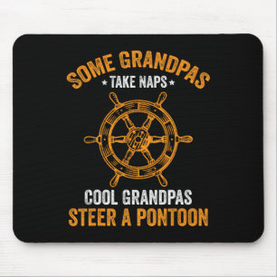 Manar Funny Pontoon Boat Coola Grandpas Steer A Po Musmatta