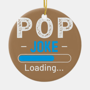 Manar Funny POP Joke Loading Fars dag Julgransprydnad Keramik