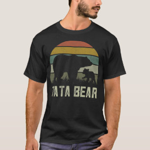 Manar Funny Tata Bear s Unge Kid Fars dag indisk T Shirt