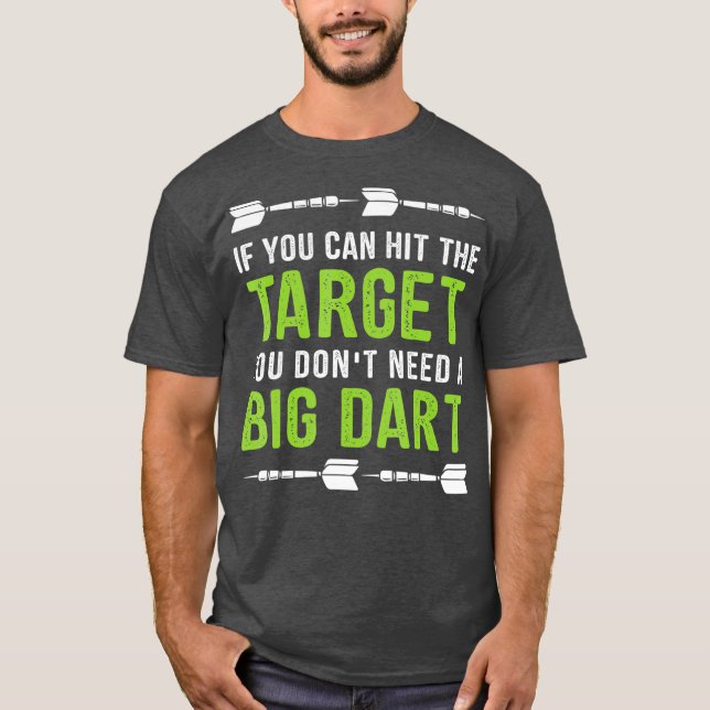 Manar Funny Throwing Darts Gift Dart League Team T Shirt (Framsida)