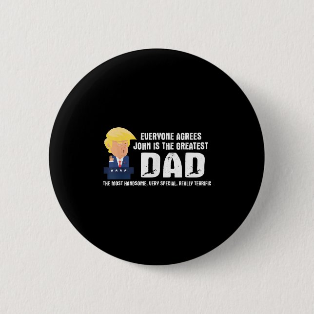 Manar Funny Trump som säger Underbarare citat Papp Knapp (Framsida)