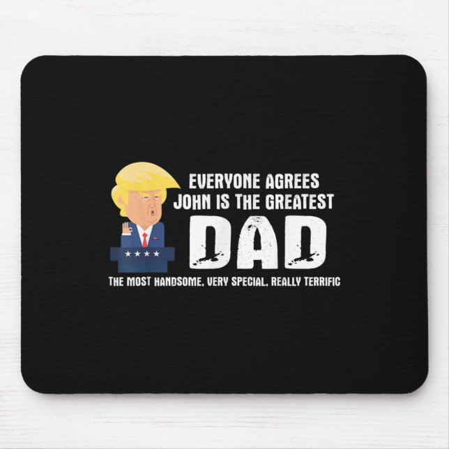 Manar Funny Trump som säger Underbarare citat Papp Musmatta (Framsidan)